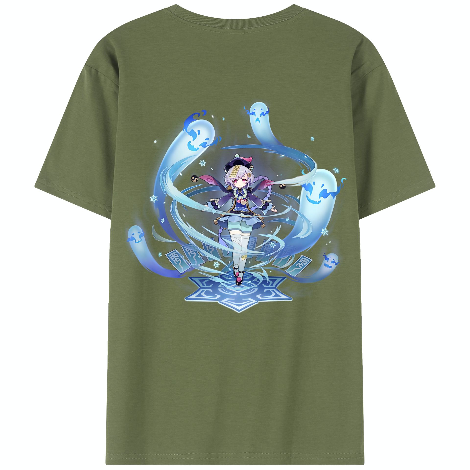 げんし神 七七 なな  genshin Nana 綿100％半袖Tシャツ（背面プリント）